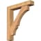 Ekena Millwork Balboa Block Smooth Bracket w/ Offset Brace, Western Red Cedar, 5 1/2"W x 28"D x 32"H BKT0604X28X32BOA05SWR - alternate 1